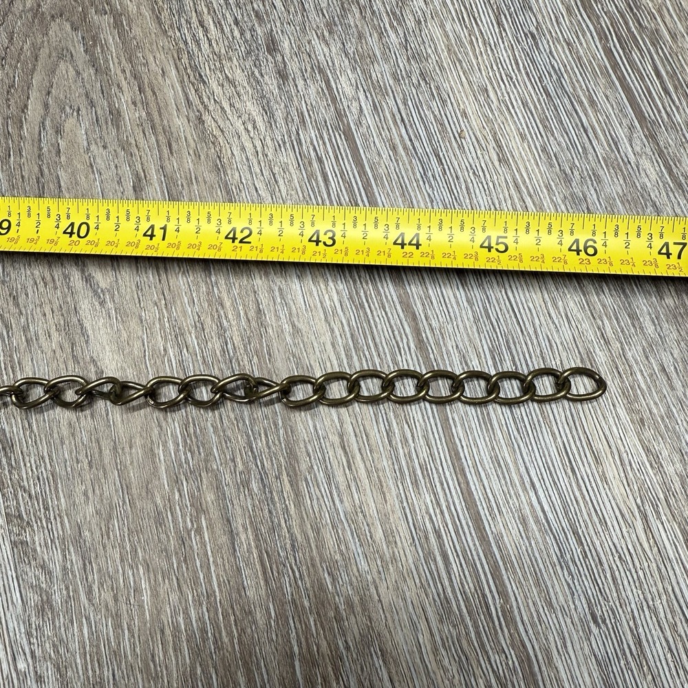 Vintage Medallion Chain Belt Waist Hip Metal Jewelry BOHO Chic 1980s - Picture 10 of 11